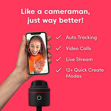Load image into Gallery viewer, Pivo Pod Red - Auto Tracking Smartphone Interactive Content Creation Pod – 360° Hands-Free Photos or Videos – Easy Special Effects for iPhone or Android – Face, Body & Action Tracking