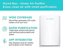 Load image into Gallery viewer, Wynd Max Room Air Purifier - App and Alexa Enabled, Smart Purification - HEPA Filter - For Use Against Allergies, Asthma, COPD – Ideal for Home, Office, Large Spaces - 1200 sqft