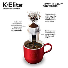 Load image into Gallery viewer, Keurig K-Elite Coffee Maker, Single Serve K-Cup Pod Coffee Brewer, With Iced Coffee Capability, Brushed Gold