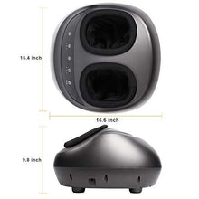 Load image into Gallery viewer, Shiatsu Foot Massager Machine with Heat - Electric Feet Massage with Adjustable Deep Kneading, Rolling and Air Compression for Foot Massage at Home and Office - Panel Control