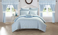 Load image into Gallery viewer, Chic Home Jacksonville 20 Piece Comforter Set, Queen, Blue