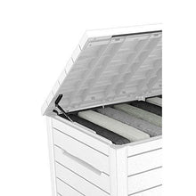 Load image into Gallery viewer, Keter XXL 230 Gallon Deck Storage Box Outdoor Patio Container ~ White