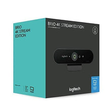 Load image into Gallery viewer, Logitech BRIO Ultra HD Webcam for Video Conferencing, Recording, and Streaming - Black