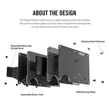 Load image into Gallery viewer, The Ridge Slim Minimalist Front Pocket RFID Blocking Metal Wallets for Men with Money Clip (Black)