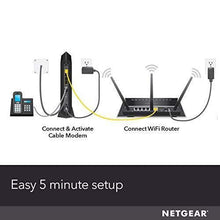 Load image into Gallery viewer, NETGEAR Nighthawk Cable Modem with Voice CM1150V - for Xfinity by Comcast Internet & Voice, Supports Cable Plans Up to 2 Gigabits, 2 Phone Lines, 4 x 1G Ethernet Ports, DOCSIS 3.1