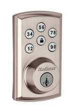 Load image into Gallery viewer, Kwikset 98880-004 SmartCode 888 Smart Lock Touchpad Electronic Deadbolt Door Lock with Z-Wave Plus Featuring SmartKey Security in Satin Nickel