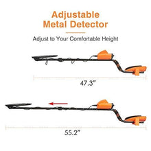 Load image into Gallery viewer, SUNPOW Professional Metal Detector for Adults, Adjustable Ground Balance, Disc & Notch & Pinpoint Modes, Upgraded DSP Chip, Multiple Audio Prompts