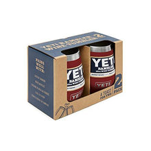 Load image into Gallery viewer, YETI Rambler 10 oz Stainless Steel Vacuum Insulated Wine Tumbler, 2 Pack, Brick Red