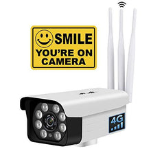 Load image into Gallery viewer, Security Camera Outdoor 3G/4G Cameras with 1080P for Night Vision 4G Cellular Camera with Motion Detection Alert for Home Security 4G Surveillance Cameras with 2 Way Audio for All 4G LTE Versions