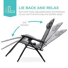 Load image into Gallery viewer, Best Choice Products Set of 2 Adjustable Steel Mesh Zero Gravity Lounge Chair Recliners w/Pillows and Cup Holder Trays, Camoflage