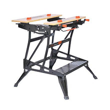 Load image into Gallery viewer, BLACK+DECKER Portable Workbench, Project Center and Vise with IRWIN QUICK-GRIP Clamps, One-Handed, Mini Bar, 6-Inch, 4-Pack (WM425-A & 1964758)