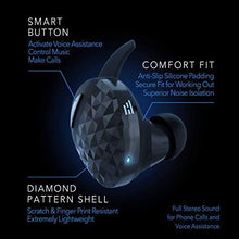 Load image into Gallery viewer, HELM True Wireless Bluetooth 5.0 Headphones, Earbuds, Audiophile HiFi Sound, Qualcomm aptX, Comfort Secure Fit, Sport Sweatproof, 6 Hrs Play Time +30 Hrs w/Charging Case, Dual Mics, Auto-Pairing