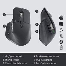 Load image into Gallery viewer, Logitech MX Master 3 Advanced Wireless Mouse - Graphite