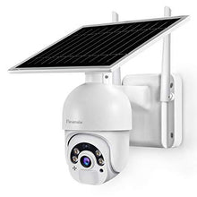 Load image into Gallery viewer, Panamalar Outdoor Camera Solar Powered, 14400mAh Wireless Rechargeable Battery Camera 1080P WiFi Home Security Camera with 360° View, Color Night Vision, PIR Motion Detection, 2-Way Audio, Waterproof
