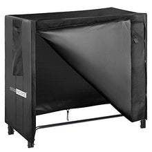 Load image into Gallery viewer, VIVOHOME 4ft Heavy Duty Indoor Outdoor Firewood Storage Log Rack with Cover Combo Set Black