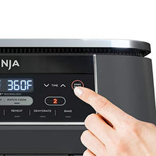 Load image into Gallery viewer, Ninja DZ201 Foodi 6-in-1 2-Basket Air Fryer with DualZone Technology, 8-Quart Capacity, and a Dark Grey Stainless Finish