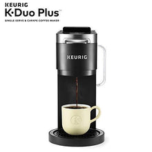 Load image into Gallery viewer, Keurig K-Duo Plus Coffee Maker, Single Serve and 12-Cup Carafe Drip Coffee Brewer, Compatible with K-Cup Pods and Ground Coffee, Black
