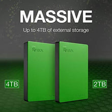 Load image into Gallery viewer, Seagate Game Drive 4TB External Hard Drive Portable HDD - Designed For Xbox One, Green - 1 year Rescue Service (STEA4000402)