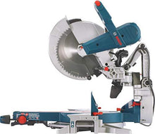 Load image into Gallery viewer, BOSCH Power Tools GCM12SD - 15 Amp 12 Inch Corded Dual-Bevel Sliding Glide Miter Saw with 60 Tooth Saw Blade , Blue