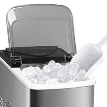 Load image into Gallery viewer, Northair Stainless Steel Portable Countertop Ice Maker with Ice Scoop and Basket 26 lb. Daily Capacity - Silver