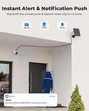 Load image into Gallery viewer, Solar WiFi Camera Security Outdoor, 100% Wire-Free, Wireless Battery Powered, 1080p, 2-Way Talk, Night Vision, PIR Motion Detection, Works with Alexa, REOLINK Argus Eco with Solar Panel