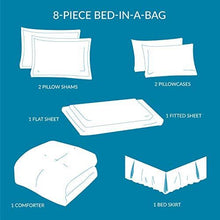 Load image into Gallery viewer, Bedsure King Size Comforter Set - 8 Pieces Reversible King Bed in A Bag,Bed Sets King with Comforter and Sheets, Grey Bedding Comforter Sets