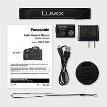Load image into Gallery viewer, Panasonic LUMIX FZ80 4K Digital Camera, 18.1 Megapixel Video Camera, 60X Zoom DC VARIO 20-1200mm Lens, F2.8-5.9 Aperture, Power O.I.S. Stabilization, Touch Enabled 3-Inch LCD, Wi-Fi, DC-FZ80K (Black)