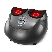 Load image into Gallery viewer, Naipo Foot Massager Machine Shiatsu Electric Feet Massager with Heat,Deep Kneading,Air Compression for Foot Plantar Fasciitis, Pain Relief, Circulation Fits Feet up to Men Size 12.5