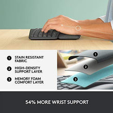 Load image into Gallery viewer, Logitech Ergo K860 Wireless Ergonomic Keyboard with Wrist Rest - Split Keyboard Layout for Windows/Mac, Bluetooth or USB Connectivity