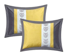 Load image into Gallery viewer, Chic Home CS1645-AN Clayton 10 Piece Comforter Set, Queen, Yellow