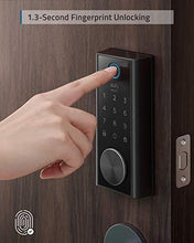 Load image into Gallery viewer, eufy Security Smart Lock Touch, Fingerprint Scanner, Keyless Entry Door Lock, Bluetooth Electronic Deadbolt, Touchscreen Keypad, IP65 Weatherproofing, Compatible with Wi-Fi Bridge (Sold Separately)