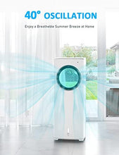 Load image into Gallery viewer, BREEZEWELL 2-in-1 Evaporative Air Cooler, Cooling Fan, Swamp Cooler w/ 3 Wind Speeds, 4 Modes w/Cooling&Humidification, 20ft Remote, 40° Oscillation, 8-Hour Timer, Low Noise for Home & Office, 32-In