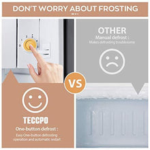 Load image into Gallery viewer, TECCPO Mini Fridge with Freezer TAMF32, 3.1 Cu.Ft, Low Noise, Energy Star, 6 Settings Temperature Adjustable, Mini Fridge for Bedroom, Dorm