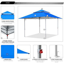 Load image into Gallery viewer, ABCCANOPY 13x13 Canopy Tent Instant Shelter Pop Up Canopy 169 sq.ft Outdoor Sun Shade, Royal Blue