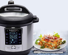 Load image into Gallery viewer, Instant Pot Max 6 Quart Multi-use Electric Pressure Cooker with 15psi Pressure Cooking, Sous Vide, Auto Steam Release Control and Touch Screen