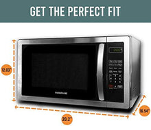 Load image into Gallery viewer, Farberware 1.1 Cu. Ft. Stainless Steel Countertop Microwave Oven With 6 Cooking Programs, LED Lighting, 1000 Watts