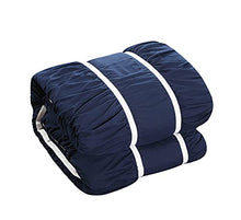 Load image into Gallery viewer, Chic Home Cheryl Comforter Complete Bag Pleated Ruched Ruffled Bedding with Sheet Set and Decorative Pillows Shams Included, Queen, Navy
