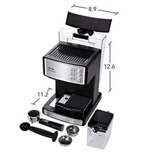 Load image into Gallery viewer, Mr. Coffee Espresso and Cappuccino Maker | Café Barista , Silver