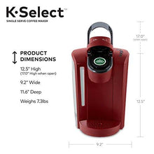Load image into Gallery viewer, Keurig K-Select Coffee Maker, Single Serve K-Cup Pod Coffee Brewer, With Strength Control and Hot Water On Demand, Vintage Red