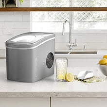 Load image into Gallery viewer, hOmeLabs Chill Pill Countertop Ice Maker - Perfect Ice in 8 to 10 Minutes - 26 Pounds Per Day Production To Keep You Iced Out Of Your Mind