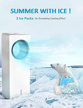 Load image into Gallery viewer, BREEZEWELL 2-in-1 Evaporative Air Cooler, Cooling Fan, Swamp Cooler w/ 3 Wind Speeds, 4 Modes w/Cooling&Humidification, 20ft Remote, 40° Oscillation, 8-Hour Timer, Low Noise for Home & Office, 32-In