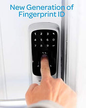 Load image into Gallery viewer, ULTRALOQ UL3 BT 2nd Gen Smart Lock + WiFi Bridge 5-in-1 Keyless Entry Electronic Door Handle, Satin Nickel