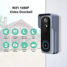 Load image into Gallery viewer, WiFi Video Doorbell Camera, XTU Wireless Doorbell Camera with Chime, 1080P HD, 2-Way Audio, Motion Detection, IP65 Waterproof, Cloud Storage and 32GB SD Card Included