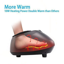 Load image into Gallery viewer, MUJERBAY Foot Massager with Heat, Air Compression, Remote Control, Deep Kneading Shiatsu Feet Massager Machine, for Plantar Fasciitis, Circulation, Nice Father's Day Gift