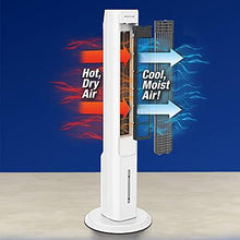 Load image into Gallery viewer, Ontel Arctic Air Evaporative Portable Room Cooling Tower with 3-Speed Oscillating Fan