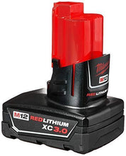 Load image into Gallery viewer, Milwaukee 48-11-2412 Twin Pack of 3.0 Amp Hour Extended Capacity 12V Lithium Ion Batteries