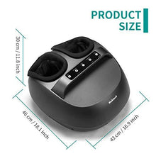 Load image into Gallery viewer, Nekteck Foot Massager Machine with Heat, Shiatsu Foot Massager with Handle Design, 6 Mode with Kneading Rolling, Air Compression and Built-in Heat Function,Relax for Home or Office Use,Fit to Size 12