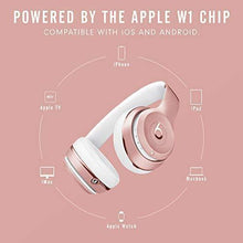 Load image into Gallery viewer, Beats Solo3 Wireless On-Ear Headphones - Apple W1 Headphone Chip, Class 1 Bluetooth, 40 Hours of Listening Time, Built-in Microphone - Rose Gold (Latest Model)