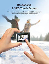 Load image into Gallery viewer, 【2021 Upgrade】 Crosstour Native 4K50fps Action Camera Advanced Anti-Shake Touch Screen 20MP Underwater Camcorder (LDC, 40M Waterproof, WiFi, Remote Control, Battery Charger, Accessories Kit) CT9700