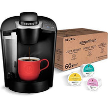 Load image into Gallery viewer, Keurig K-Classic Coffee Maker with AmazonFresh 60 Ct. Coffee Variety Pack, 3 Flavors